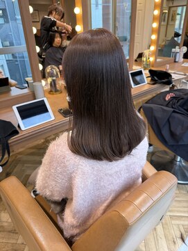 ロンド パルティール 大宮(Lond partir) ウェーブミディアムメルティカラー×レイヤーカット韓国[大宮]