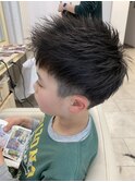 小学生男の子キッズメンズカットツーブロックショート刈り上げ