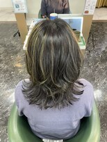 ランタナ(Lantana)&nbsp;【地毛ハイライト】コントラスト強め