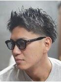佐賀メンズベリーショート刈り上げフェードツーブロック韓国