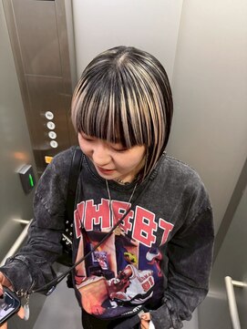 ヲタク(wotaku.) アンブラカラーアウターカラーインナーカラーホワイトブロンド