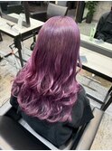 ケアブリーチハイライトバレイヤージュラベンダー