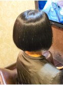 【CRONOS  千葉】丸み縮毛矯正ボブ