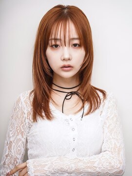 セプト 天神大名(SEPT.) ベージュカラー ハイトーンレイヤー 顔周りカット 20代