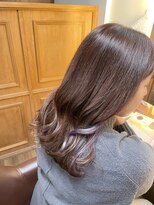 ミーツ meets+&nbsp;【お洒落style】パープルインナー