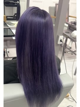シャルティア 岩国(SHALLTIA) ハイトーン/ケアブリーチ/ラベンダー/ディープパープル/髪質改善