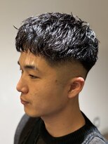 エクファフォーメン(EX-FA FOR MEN) リバースセンターパート/ニュアンスパーマ/ダウンバング/瀬田