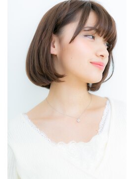 モッズヘア 越谷(mod's hair) 耳かけが◎ナチュラルカラーのワンカールボブY越谷10代20代30代
