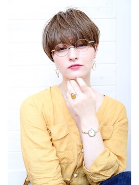 オーシャン(Ocean) [OCEAN Hair&Life藤原純]韓国風マッシュショート×グレージュ☆