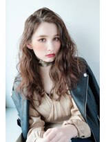 グロウ バイ フェイス(GLOW by face)&nbsp;大人可愛いラフウェーブナチュラルベージュカラー３０代４０代