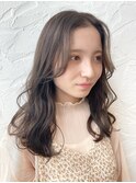 ((ブリーチなし透明感カラー))ラベンダーグレージュ