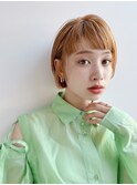 大人ショートボブ ミニボブ 前髪あり ショートバング  K1014