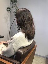 ワ ヘアー(wa-hair)&nbsp;ミルクチョコレート/小顔カットモテ髪パーマ短めバング