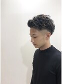 メッシュ×パーマ