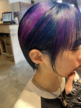 へアサロンアンドカフェガーデン(hair salon&cafe GARDEN) ケアブリーチ/派手カラー/ブルーカラー/ピンクカラー/メッシュ