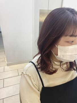 テトラ バイ ネオリーブ 横浜西口店(tetra by neolive) ハイライトで魅せるカシスピンク♪♪