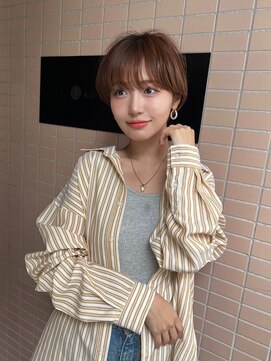 ガリカ(Gallica kinshicho) 【竹之内蔵人】大人かわいいマッシュショート/透け感ベージュ