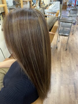 アモヘアー 城山店(amo hair) ナチュラルハイライト