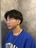 ウィート(wheat)&nbsp;波巻きマッシュ/ニュアンスパーマ/グレージュ