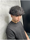 NEXT静岡　波巻きスパイラルパーマ　マッシュ