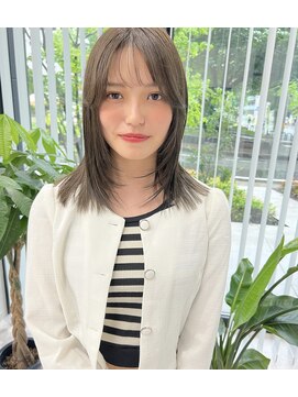 ミリ 久留米(miri..) NOBU/レイヤーカット／フェイスレイヤー/久留米