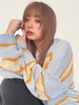 バイオレット 横浜店(Violet) ぱっつん前髪とウルフレイヤーウルフカット（RU-9）