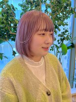 ビュートリアム ギンザ(BEAUTRIUM)&nbsp;ぱつっとボブ＊ブリーチデザインカラー