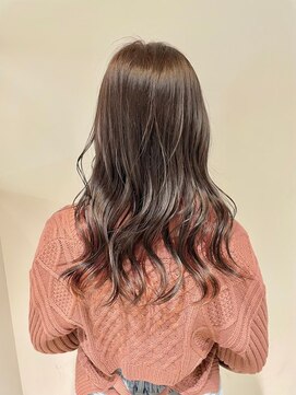 アース 東戸塚店(HAIR & MAKE EARTH) 20代30代大人可愛い裾カラーピンクベージュインナーカラー