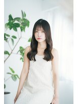 クレス 早宮店(CLESC') 暗髪ツヤカラーで大人可愛いロングスタイル