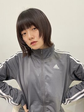 メゾンアクア 表参道(Maison ACQUA) ◎ショートレイヤーボブウルフ縮毛矯正10代20代30代