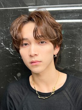 サイン 渋谷(SIGN) メンズパーマウルフメンズカットスパイラルパーマツイスト