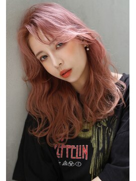 ロゼ 甲子園口(Rose) 【ROSE】ピンクカラー＿レイヤーカット＿ブリーチ＿韓国