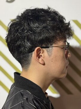 バーバーバー 四谷(BARBER-BAR) ビジネス爽やかシャドーパーマスタイル