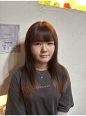 ブラウンカラー顔周りレイヤー