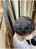 3歳キッズ波巻きパーマ[津田沼駅/Men's/メンズカット/パーマ]