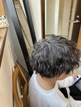 スウェル 津田沼店(Swell) 3歳キッズ波巻きパーマ[津田沼駅/Men's/メンズカット/パーマ]