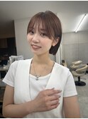 ぱつっとミニボブ