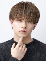 オーシャントーキョー 渋谷(OCEAN TOKYO)&nbsp;アッシュブラウンシャドウパーマ刈り上げマッシュツーブロック