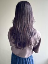 エル セルカ 高田馬場(el CERCA)&nbsp;韓国風巻き髪×バイオレットグレージュカラー