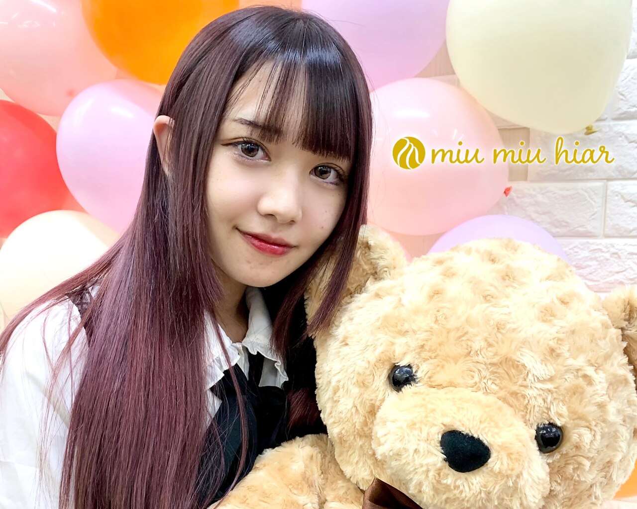 みぃちゃんさん専用　miu miu ヘアピン　濃茶 みぃちゃんさん専用 miu miu ヘアピン 濃茶