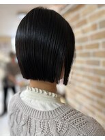 セットアップ 倉敷美和店(SET-UP)&nbsp;ぱっつんボブ／ダークカラー大人ガーリー