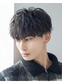 シャドウツイストスパイラル波巻きマッシュ
