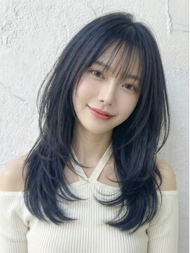 シュガーアンドソルト(SUGAR&SALT) 【ダークブルー】スモーキーカラーが今っぽ可愛いハッシュカット