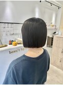 大人ガーリーダークアッシュ似合わせカットミディアムレイヤー
