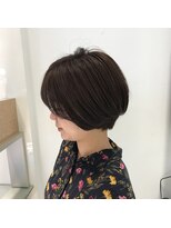 クラメール 黒崎コムシティ店(Kraemer)&nbsp;まとまりやすい大人ショートボブ×ツヤブラウン
