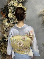 振袖グラム 名古屋 名駅(振袖gram)&nbsp;訪問着着付けとヘアセット