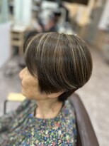 ケーコーム プール(K-COM POOL)&nbsp;大人世代　白髪ぼかし　ハイライトカラー　50代/60代