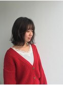 切りっぱなしふんわりボブ