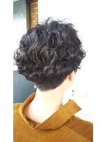 ヴィサージュファイン(VISAGE fine)&nbsp;黒髪でもオシャレ☆2ブロパーマスタイル