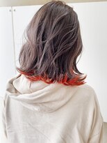 タイドヘア 茨木店(TIDE HAIR)&nbsp;鬼滅カラー＿インナーカラーオレンジ